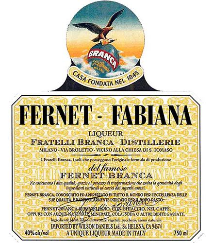 8 Etiquetas Autoadhesivas Personalizadas Fernet Branca 750