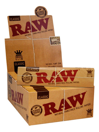 Atacado Caixa De Seda Raw Classic King Size Com 50 Livretos