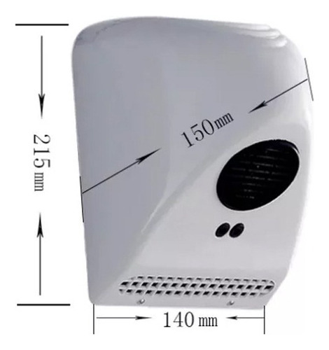Secador De Mãos Elétrico Automático Com Sensor