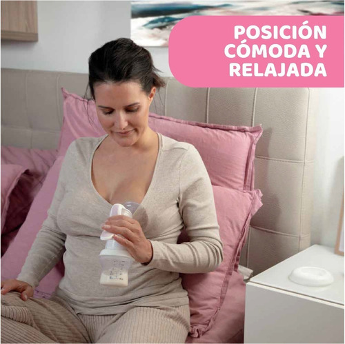 Imagen 5 de 8 de Sacaleche Manual Chicco Natural Feeling Oferta + Regalo