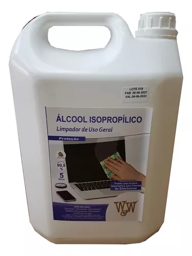 W&w Alcool Isopropilico 99,8% 5 Litros