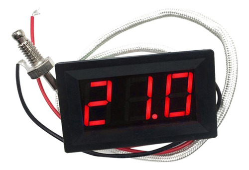 Medidor Termómetro De Temperatura Led Digital Rojo