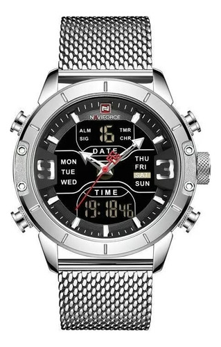 Reloj Naviforce Militar 9153 Analogo Digital A Inoxidable