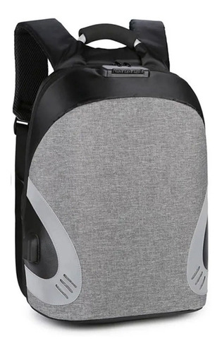 Mochila Antirrobo Impermeable Usb Para Power Bank