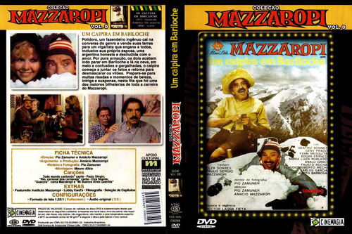 Dvd Mazzaropi - Um Caipira Em Bariloche, Nacional, Original