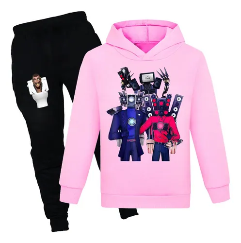 Conjunto De Sudadera Cosplay De Baño Skibidi Toilet Navidad