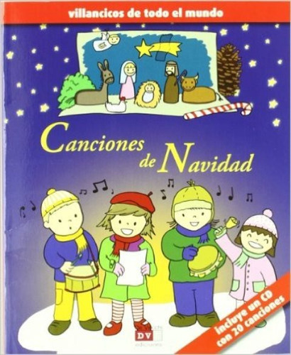 Canciones De Navidad C/cd Con 20 Canciones