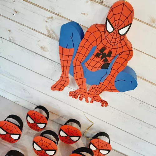 Piñata + 30 Bolsitas Golosineras Hombre Araña Spiderman