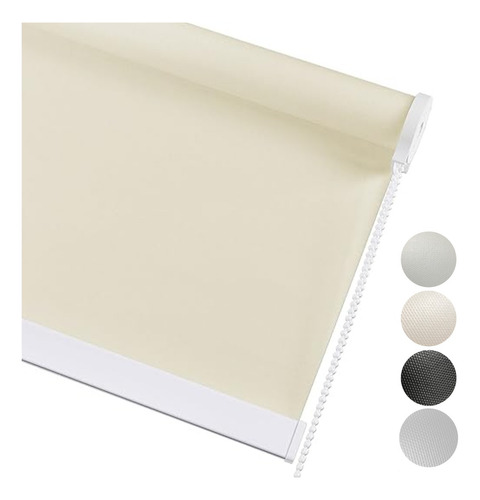 Cortina Roller Girolux Blackout Roller 160 X 130 Blanco