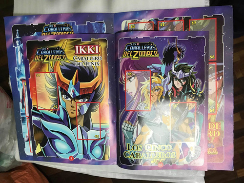 Album Caballeros Zodíaco Oro Completo Saint Seiya Versión Sp