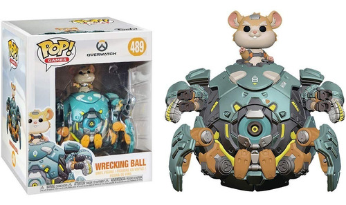 Muñeco Funko Pop Wrecking Ball Overwatch Orig Colección Rdf1