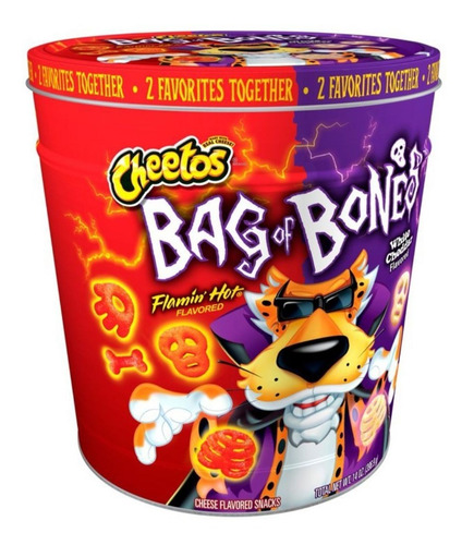 Cheetos Bag Of Bones Halloween Edicion Limitada 396.9g