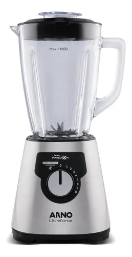 Liquidificador Arno Ultraforce Inox Jarra de Vidro LN92