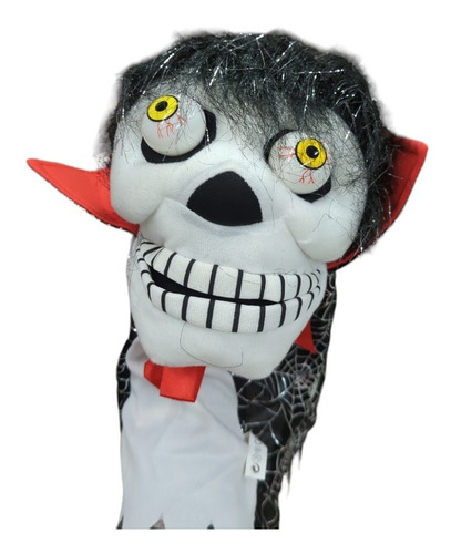 Titere Dracula Sonido Luz Video Peluche Halloween Oferta