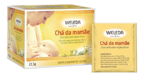 Chá Misto Da Mamãe Weleda Sem Aromas Artificiais