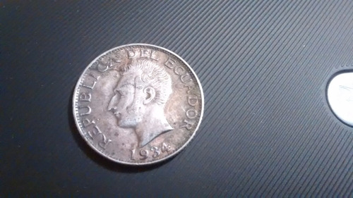 Moneda De Ecuador 1 Sucre 1934 0.720 Ceca Philausa (p30 (Usado)