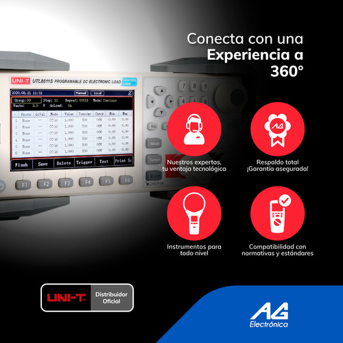 Carga Electronica Programable Dc 150v/30a 150w, Uni-t Utl85