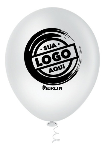 Imagem 1 de 8 de 1000 Balão (bexiga) Personalizados Com Seu Logo N09 - 1 Lado