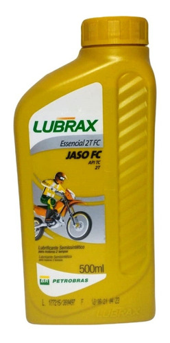 Oleo Lubrax Semissintetico Essencial Motor 2tempos Fc 500ml