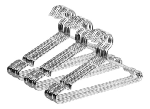 Set De 10 Ganchos Resistentes De Acero Inoxidable