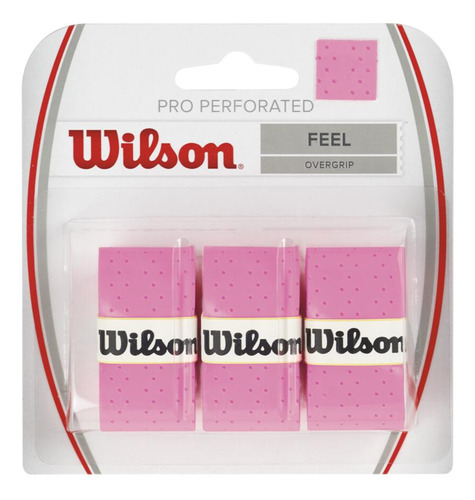 Overgrip Wilson - Pro Overgrip Perforated Rosado - Tenis