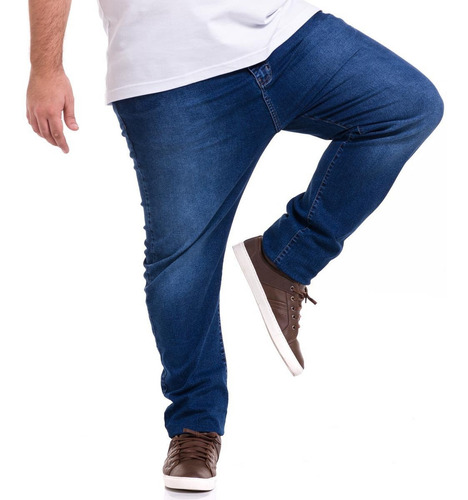Imagem 4 de 5 de Calça Jeans Com Lycra Plus Size Masculina Used Tamanho Grande Excelente Modelagem E Acababento Perfeita