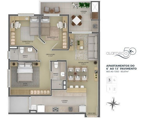 Imagem 19 de 22 de Apartamento À Venda No Bairro Centro - São Leopoldo/rs - O-13875-23737