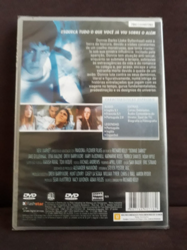 Dvd Donnie Darko - Patrick Swayze, Drew Barrymore - Lacrado