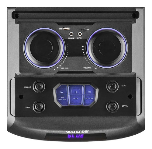 Caixa De Som Portátil 2000w Bt/aux/sd/usb Bivolt Multilaser
