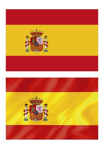 Rdg - Bandera España Vinilo Impreso 15 Cms.
