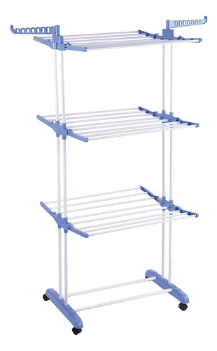 Tendedero Organizador Colgador Ropa Plegable Color Multicolo
