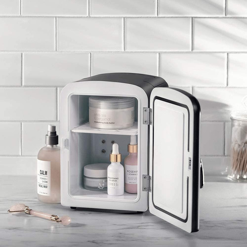 Imagen 9 de 10 de Frigobar Chefman Mini Portátil Pinta Y Borra 2 Litros Negro