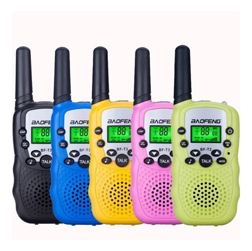 2 Radio Intercomunicador Rs Bf T3 Uhf 22 3km Walkie Talkie 