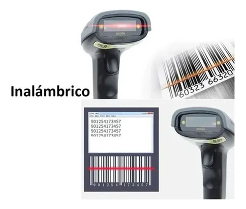 Lector Código Barras Inalámbrico 2.4g Pistola