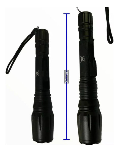 Lampara Led T9 Zoom Y Clip Dt79p Ljk Color Negro