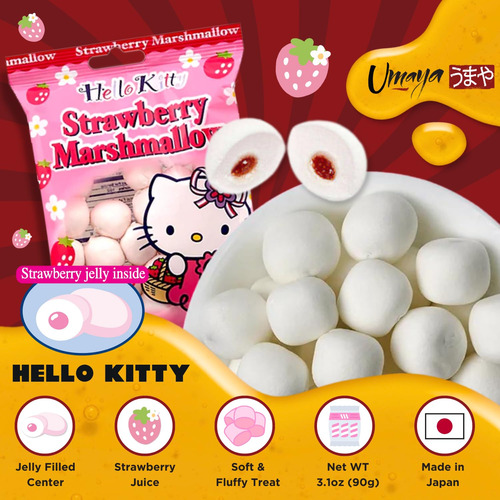 Umaya - Paquete De Bocadillos Hello Kitty - Galletas Crujien