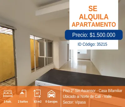 Apartamento en arriendo