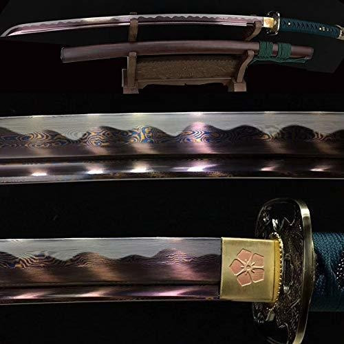 Katana Cuchilla De Afeitar Japonesa Samurai Hecha A Mano De 