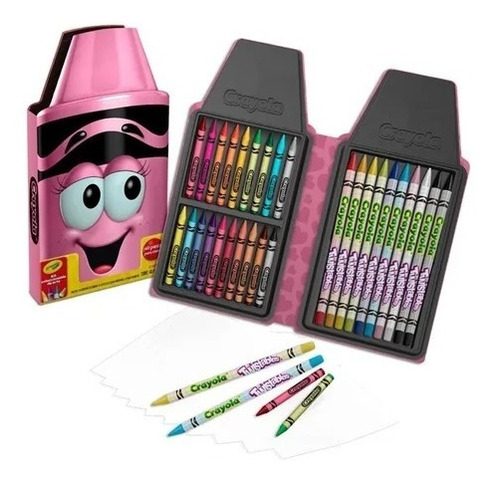 Kit De Crayolas Twistables Con Hojas De Dibujo 40 Pzs Nuevo