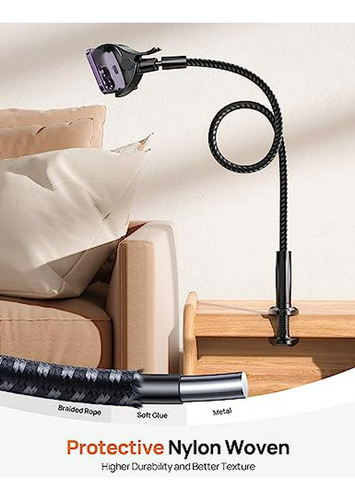 Soporte De Teléfono Aomiker Para Cama - Brazo Flexible 38