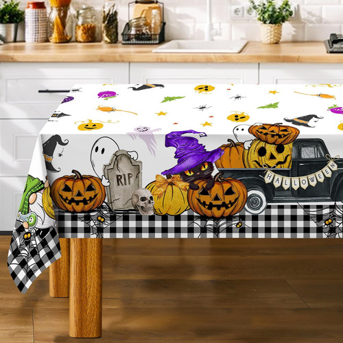 Mantel De Halloween, Mantel Rectangular De Halloween De 60 X