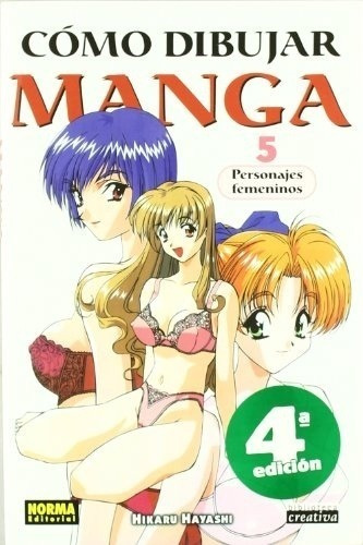 Libro Como Dibujar Manga # 05 Personajes Femeninos - Varios