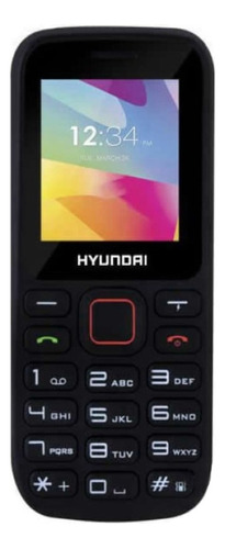 Hyundai D245 Dual SIM 32 MB  negro 24 MB RAM