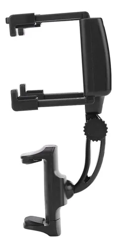 Soporte Para Celular Para Auto Espejo Retrovisor Montaje Seguro Y Ajustable Para Una Visibiiidad Óptima Mientras Conduces
