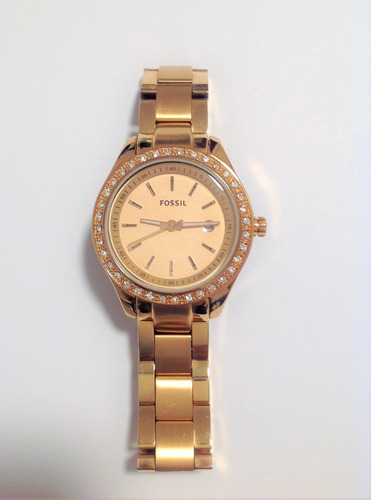 Reloj Fossil Pulsera Genuino Stella Mini Oro Rosa Es 3196 (Usado)