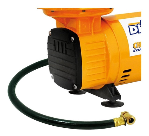 Imagem 5 de 6 de Compressor de ar mini elétrico portátil Chiaperini Ar Direto G3 monofásica laranja 127V/230V