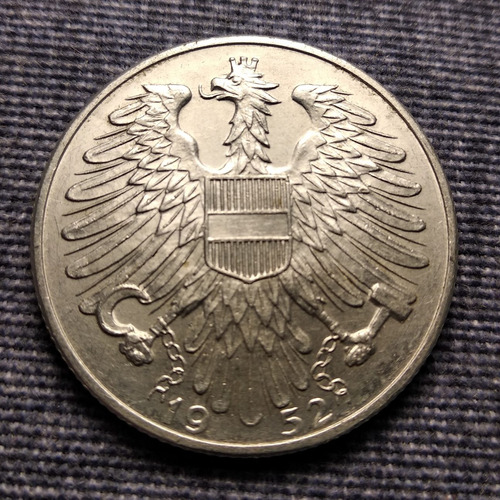 Moneda Extranjera, 5 Chelines 1952. Pais Austria.