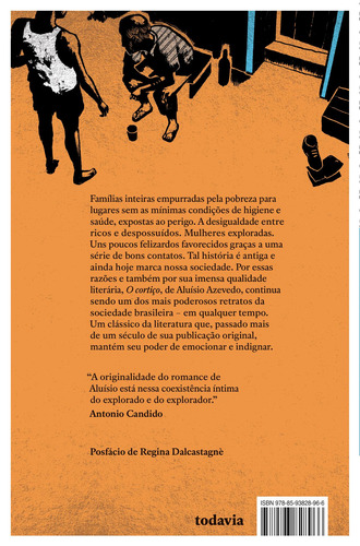 O cortiço, de Azevedo, Aluísio. Editorial Editora Todavia, capa mole em português, 2018