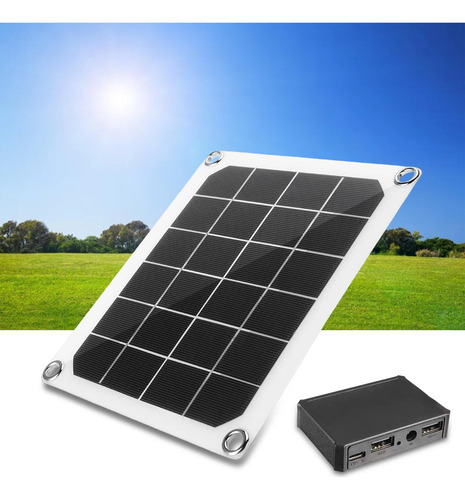 W Panel Solar Monocristalino Exterior P/uso Doméstico 3 En 1
