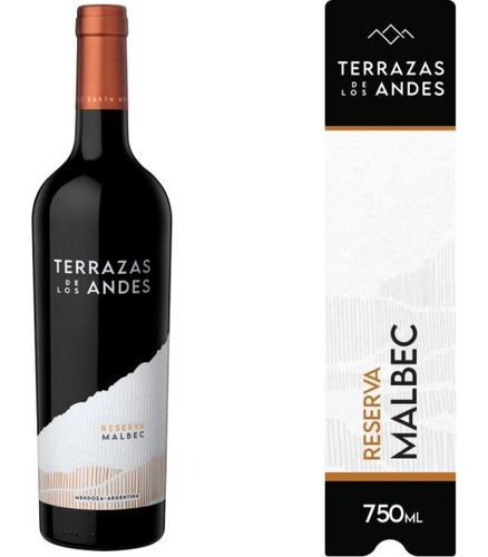 Vino Terrazas De Los Andes Malbec Reserva X 750cc. 